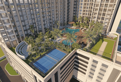 Image of 660 Sq.ft 1 BHK Apartment / Flat for sale in Aveon City, Airoli, Navi Mumbai for Rs. 8899999