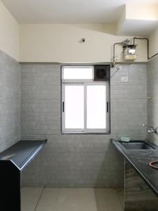 Kitchen Image of 600 Sq.ft 1 BHK Apartment / Flat for rent in Vihang Valley, Kasarvadavali Thane for Rs. 20000