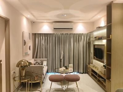 Living Room Image of 650 Sq.ft 1 BHK Apartment / Flat for sale in Runwal Gardens Phase 3 Bldg No 24 To 26, Dombivli East Thane for Rs. 6100000