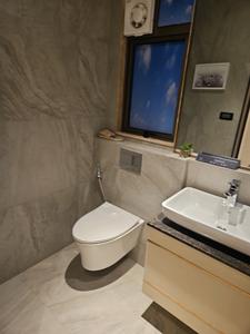 Common Bathroom Image of 649 Sq.ft 2 BHK Apartment / Flat for sale in Siddha Sky, Sion Mumbai for Rs. 16600000