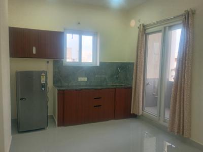 Kitchen Image of 711 Sq.ft 1 BHK Apartment / Flat for rent in Madhapur Hyderabad for Rs. 28000