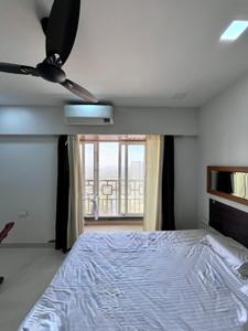 Bedroom Image of 1450 Sq.ft 3 BHK Apartment / Flat for rent in Paradise Sai World City, Panvel Navi Mumbai for Rs. 40000