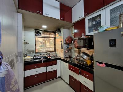 Kitchen Image of 680 Sq.ft 1 BHK Apartment / Flat for sale in Pratik Corner, Airoli Navi Mumbai for Rs. 10600000