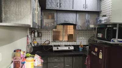 Kitchen Image of 900 Sq.ft 2 BHK Apartment / Flat for rent in Dhyan Residency, Harni Vadodara for Rs. 18000