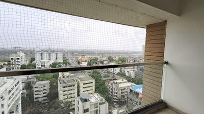 Balcony Image of 2225 Sq.ft 3.5 BHK Apartment / Flat for rent in Takshashila Air, Ellisbridge Ahmedabad for Rs. 58000