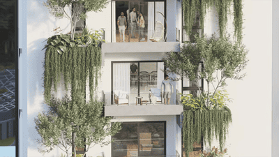 Building Image of 1500 Sq.ft 2.5 BHK Apartment / Flat for sale in Sukhii Ubuntu, Financial District Hyderabad for Rs. 16400000