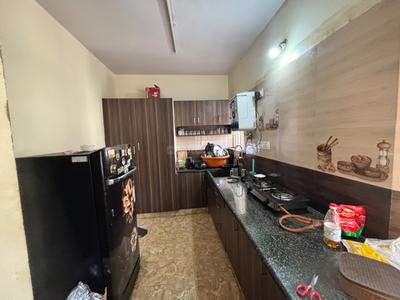 Kitchen Image of 1210 Sq.ft 2 BHK Builder Floor for rent in Murugeshpalya Bengaluru for Rs. 32000