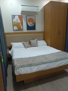 Bedroom Image of 658 Sq.ft 1 BHK Apartment / Flat for rent in Vijay Nagar Indore for Rs. 18000