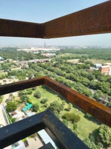 Balcony Image of 500 Sq.ft 1 BHK Apartment / Flat for rent in Wegmans Signature Tower, Knowledge Park 3 Greater Noida for Rs. 18000