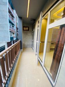 Balcony Image of 430 Sq.ft 1 BHK Apartment / Flat for rent in Dwarka Mor New Delhi for Rs. 16000