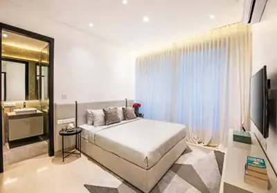 Bedroom Image of 1295 Sq.ft 3 BHK Apartment / Flat for sale in Neelkanth Krishna B Wing, Thane West Thane for Rs. 18900000