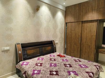 Bedroom Image of 1350 Sq.ft 3 BHK Builder Floor for rent in Silver City Extension Zirakpur for Rs. 30000