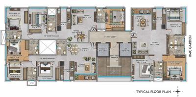 Image of 1015 Sq.ft 3 BHK Apartment / Flat for sale in Gruham Yog Aashray, Ghatkopar East, Mumbai for Rs. 33000000