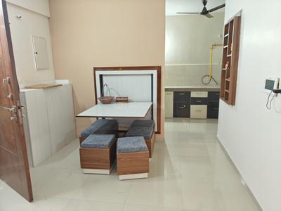 Kitchen Image of 1080 Sq.ft 2 BHK Apartment / Flat for rent in Adani The Meadows, Shantigram Ahmedabad for Rs. 37000