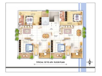 Image of 1250 Sq.ft 2 BHK Apartment / Flat for sale in Besa Pipla, Nagpur for Rs. 5300000