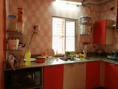 Kitchen Image of 970 Sq.ft 3 BHK Apartment / Flat for sale in Paschim Putiary Kolkata for Rs. 3200000