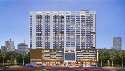 Image of 1096 Sq.ft 3 BHK Apartment / Flat for sale in Dotom Hilton, Borivali West, Mumbai for Rs. 33900000