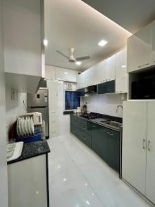Kitchen Image of 960 Sq.ft 2 BHK Apartment / Flat for rent in Vasant Vihar Complax, Thane West Thane for Rs. 54000