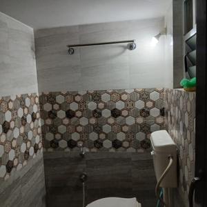 Bathroom Image of 1100 Sq.ft 1 RK Builder Floor for rent in KPC Layout Bengaluru for Rs. 16000