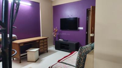 Living Room Image of 600 Sq.ft 1 BHK Apartment / Flat for rent in Kaggadasapura Bengaluru for Rs. 20000