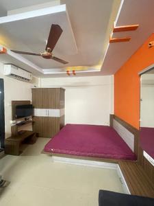 Bedroom Image of 1080 Sq.ft 1 RK Apartment / Flat for rent in Mahalakshmi Nagar Indore for Rs. 11000