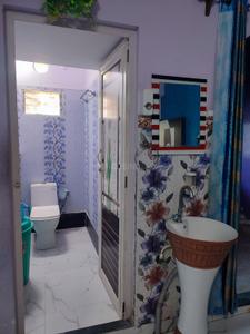 Bathroom Image of 700 Sq.ft 1 RK Apartment / Flat for sale in MS Space Ramkrishna Apartment, Bansdroni Kolkata for Rs. 3000000