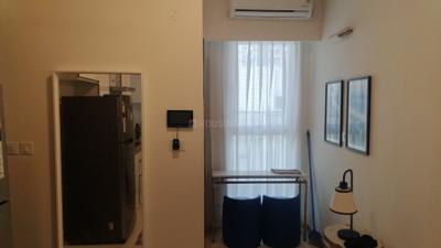 Living Room Image of 650 Sq.ft 1 BHK Apartment / Flat for rent in L And T Raintree Boulevard, Sahakara Nagar Bengaluru for Rs. 46000