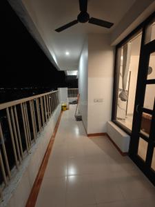 Balcony Image of 1410 Sq.ft 2 BHK Apartment / Flat for rent in Golden Sand Apartments Phase 2, Dhakoli Zirakpur for Rs. 36000