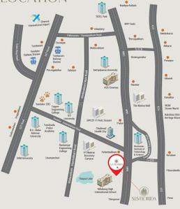 Image of 993 Sq.ft 2 BHK Apartment / Flat for sale in SIS Florida, Thaiyur, Chennai for Rs. 6700000