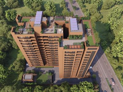 Image of 852 Sq.ft 3 BHK Apartment / Flat for sale in Harvi Helenium, South Bopal, Ahmedabad for Rs. 7750000