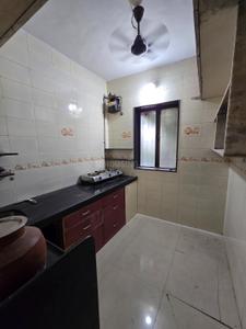 Kitchen Image of 610 Sq.ft 1 BHK Apartment / Flat for rent in Kandivali East Mumbai for Rs. 25000