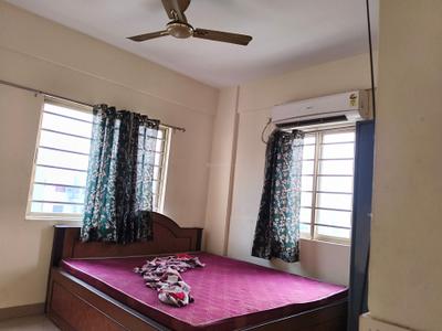 Bedroom Image of 1306 Sq.ft 3 BHK Apartment / Flat for rent in Srijan Green Field City Classic Premium, Maheshtala Kolkata for Rs. 22000