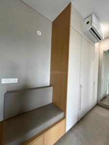 Bedroom Image of 500 Sq.ft 1 RK Builder Floor for rent in Mahalakshmi Nagar Indore for Rs. 19000