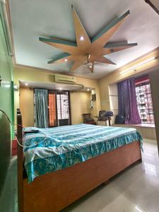 Bedroom Image of 1450 Sq.ft 3 BHK Apartment / Flat for rent in Neelsidhi Jai Balaji CHS, Nerul Navi Mumbai for Rs. 80000