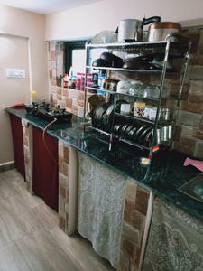 Kitchen Image of 450 Sq.ft 1 BHK Studio for rent in Driver Hill Goa for Rs. 15000