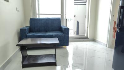 Living Room Image of 600 Sq.ft 1 BHK Apartment / Flat for rent in Kondapur Hyderabad for Rs. 29800