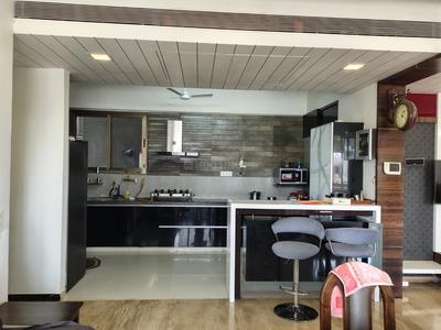 Kitchen Image of 3105 Sq.ft 4 BHK Apartment / Flat for sale in Ratnaakar Caledonia, Jodhpur Ahmedabad for Rs. 29000000