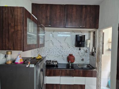Kitchen Image of 989 Sq.ft 2 BHK Apartment / Flat for sale in Panchshil Residency, Gota Ahmedabad for Rs. 4800000