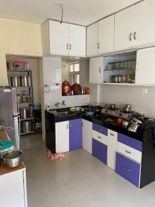 Kitchen Image of 950 Sq.ft 2 BHK Apartment / Flat for rent in Guruvista Phase II, Kharadi Pune for Rs. 30000