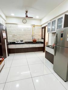 Kitchen Image of 2205 Sq.ft 3 BHK Apartment / Flat for sale in Vardan Shikhar 49, Motera Ahmedabad for Rs. 12000000