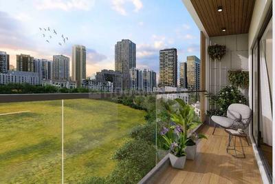 Balcony Image of 450 Sq.ft 1 BHK Apartment / Flat for sale in Abhyudaya Star Right Heights, Vikhroli East Mumbai for Rs. 6500000