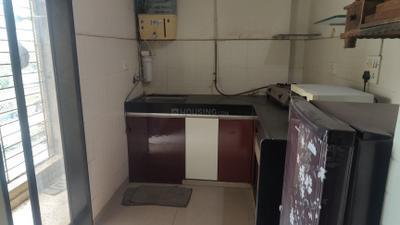 Kitchen Image of 900 Sq.ft 2 BHK Apartment / Flat for rent in Lalani Residency, Thane West Thane for Rs. 31000