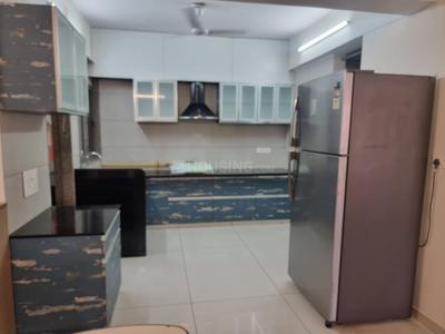 Kitchen Image of 2200 Sq.ft 4 BHK Apartment / Flat for rent in Earth Elegance, Bodakdev Ahmedabad for Rs. 100000