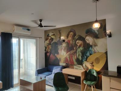 Living Room Image of 685 Sq.ft 1 BHK Apartment / Flat for sale in Sunworld Arista, Sector 168 Noida for Rs. 8600000