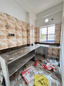 Kitchen Image of 820 Sq.ft 3 BHK Apartment / Flat for sale in Siddhaye Apartment, Hindmotor Hooghly for Rs. 2296000