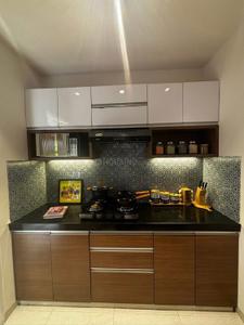 Kitchen Image of 550 Sq.ft 2 BHK Apartment / Flat for rent in Lodha Crown, Thane West Thane for Rs. 43000