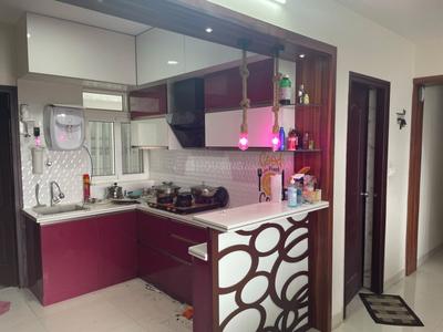 Kitchen Image of 1680 Sq.ft 3 BHK Apartment / Flat for rent in SJR Blue Waters, Parappana Agrahara Bengaluru for Rs. 72000