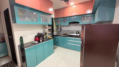 Kitchen Image of 900 Sq.ft 2 BHK Apartment / Flat for sale in Khodiyar Nagar Vadodara for Rs. 4500080
