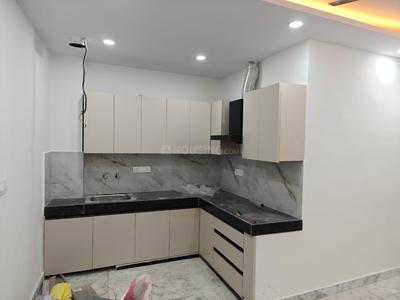 Kitchen Image of 950 Sq.ft 2 BHK Builder Floor for rent in Arjun Nagar New Delhi for Rs. 35000
