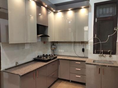 Kitchen Image of 1100 Sq.ft 3 BHK Builder Floor for rent in Indirapuram Ghaziabad for Rs. 29000